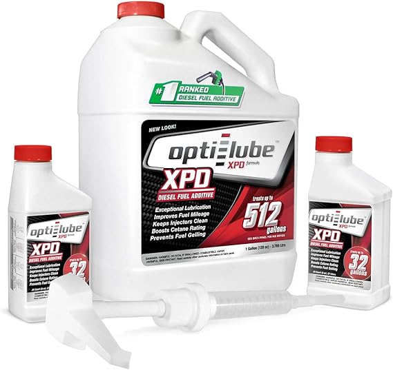 OptiLube XPD Formula Diesel Fuel Additive 1 Gallon with Accessories