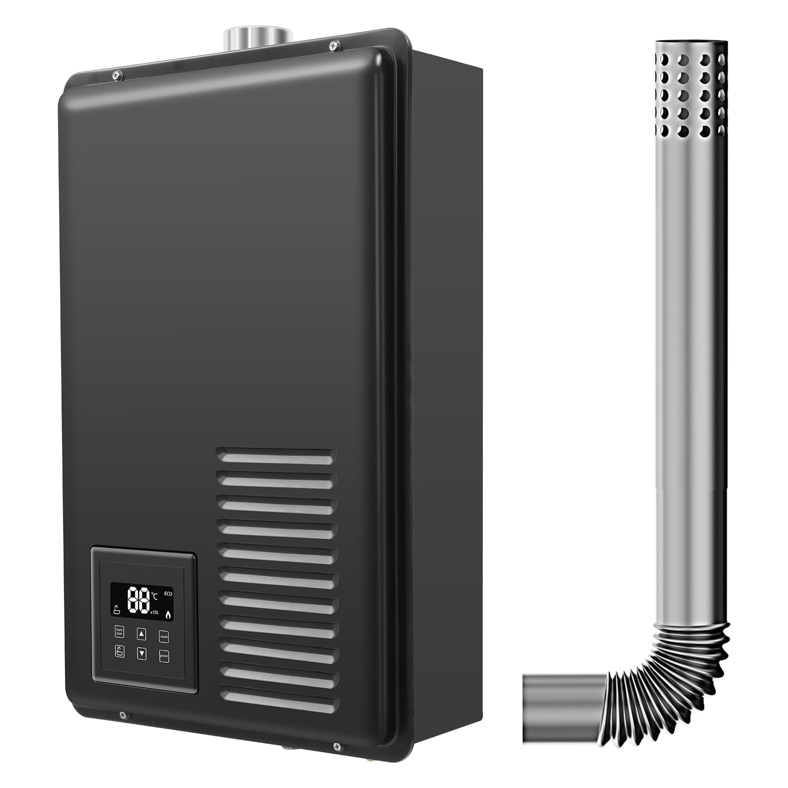 Photo 1 of Tankless Water Heater Natural Gas,6.3 GPM High Efficiency Indoor Constant Natural Gas Tankless Water Heater,Quickly On Demand Tankless Water Heater Gas,Multi-Protection