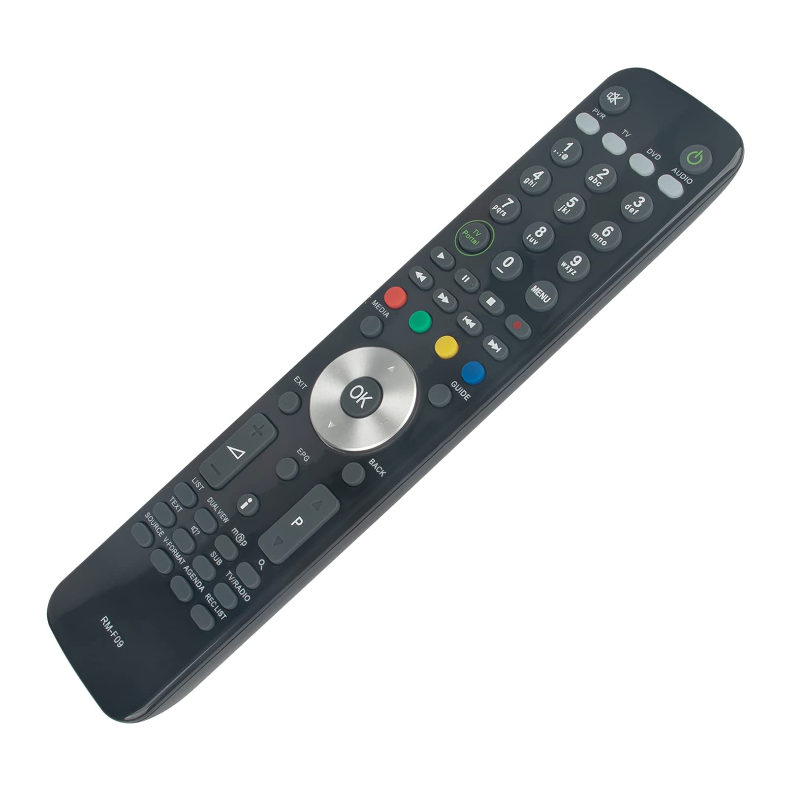 ALLIMITY RM-F09 Replace Remote Control fit for Humax Tivumax Recorder Satellitare HDR-1001S HDR-1000T HDR1001S HDR1000T RM-F09