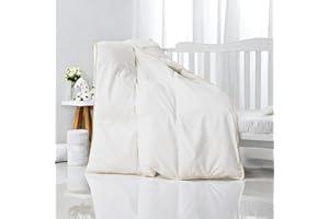 SPXTEX Chic White Kids' Blanket - Soft, Breathable 100% Down Air Conditioning Blanket (White, 39.4 x 53.2 inches)