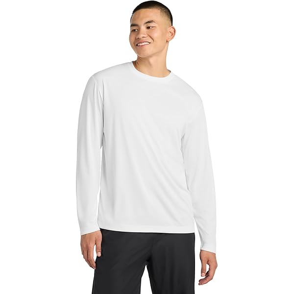 Amazon.com: Team 365 Men's Zone Performance Long-Sleeve T-Shirt L