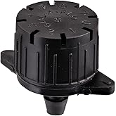 Raindrip 157005B Adjustable Flow Bubbler, Non-Pressure Compensating Emitter, Full-Circle Pattern, 8 Stream Spray with 1/4-Inch Barbed Inlet, 5-Pack, Black
