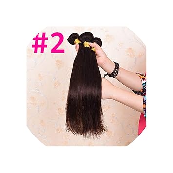 Amazon Com Straight Hair Weave Bundles 100 Human Hair Bundles 1