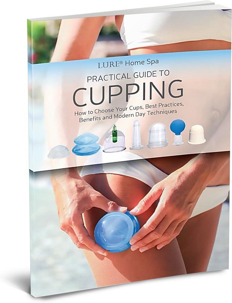 Cupping Massage Set with FREE Cupping e-Book - the Most Recommended Chinese Therapy, Fascia Release, Trigger Point, Pain Relief, Cellulite - Professional Grade - 4 Cups 1.5" Small: Health & Personal Care