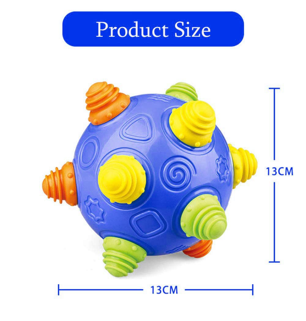 Toddler's Music Dancing Shake Ball - Move, Crawl, Bounce, Sensory Learning for Kids and Babies, Fun Gift for Both Boys and Girls