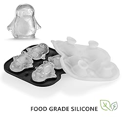 ACOOKEE Penguins Ice Cube Tray Fun Shapes, Odd