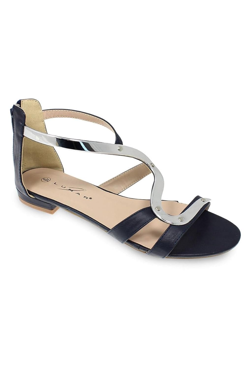 lunar navy sandals