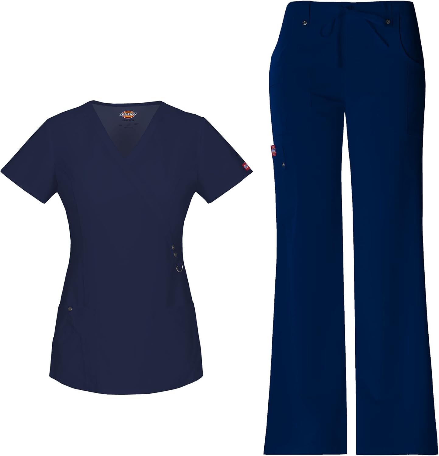 Dickies Xtreme Stretch Women's Mock Wrap Scrub Top 85956