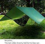 Keyohome 3m x 3m Camping Hammock Rain Fly Tarp Waterproof Shelter view 5
