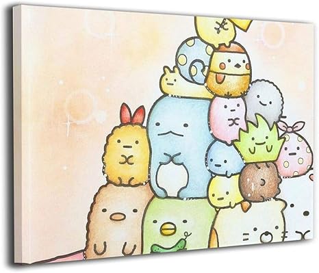 Amazon Co Jp アートパネル すみっコぐらし インテリア 絵画 油絵 セット 壁掛け 壁飾り 壁の絵 部屋飾りおしゃれ 装飾 壁絵 壁アート フレームレス装飾画 印刷絵画 額縁なし 壁紙 ポスター モダン cm 30cm 1 6cm ホーム キッチン