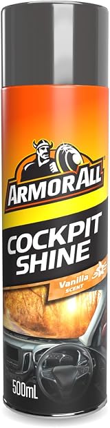 Armor All Cockpit Shine Vanilla 500 ml Interior Plastic Vinyl