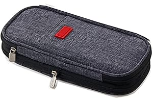 Arnuixty Large Storage Pencil Case Pen Bag with Zipper Big Capacity Pouch Organizer for Office Travel Holder Box