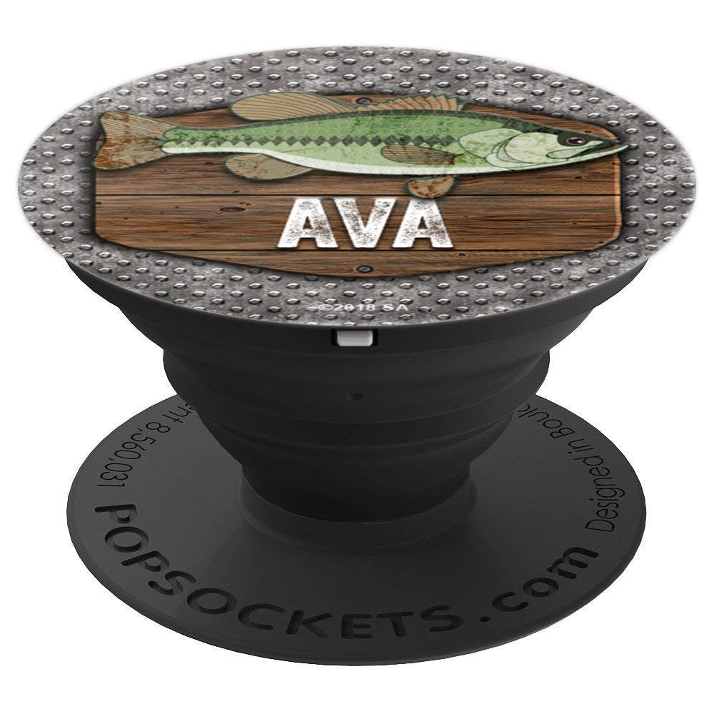 Amazon Com Ava Gift Fishing Cabin Wood Metal Name Ava
