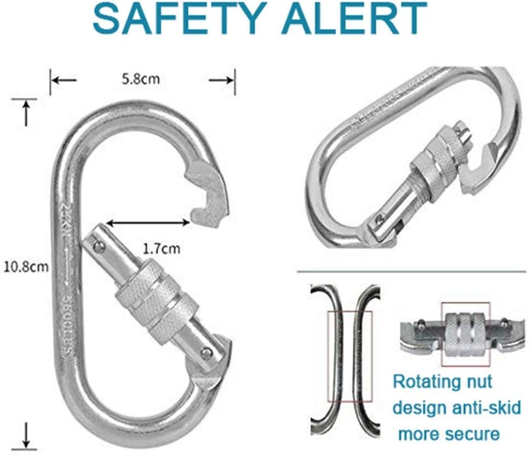 Emergency Fire Escape Ladder Flame Resistant Safety Rope Ladder with Hooks Fast to Deploy & Easy to Use Compact & Easy to Store Withstand Weight up to 900 pounds (4 Story 32FT) - - 