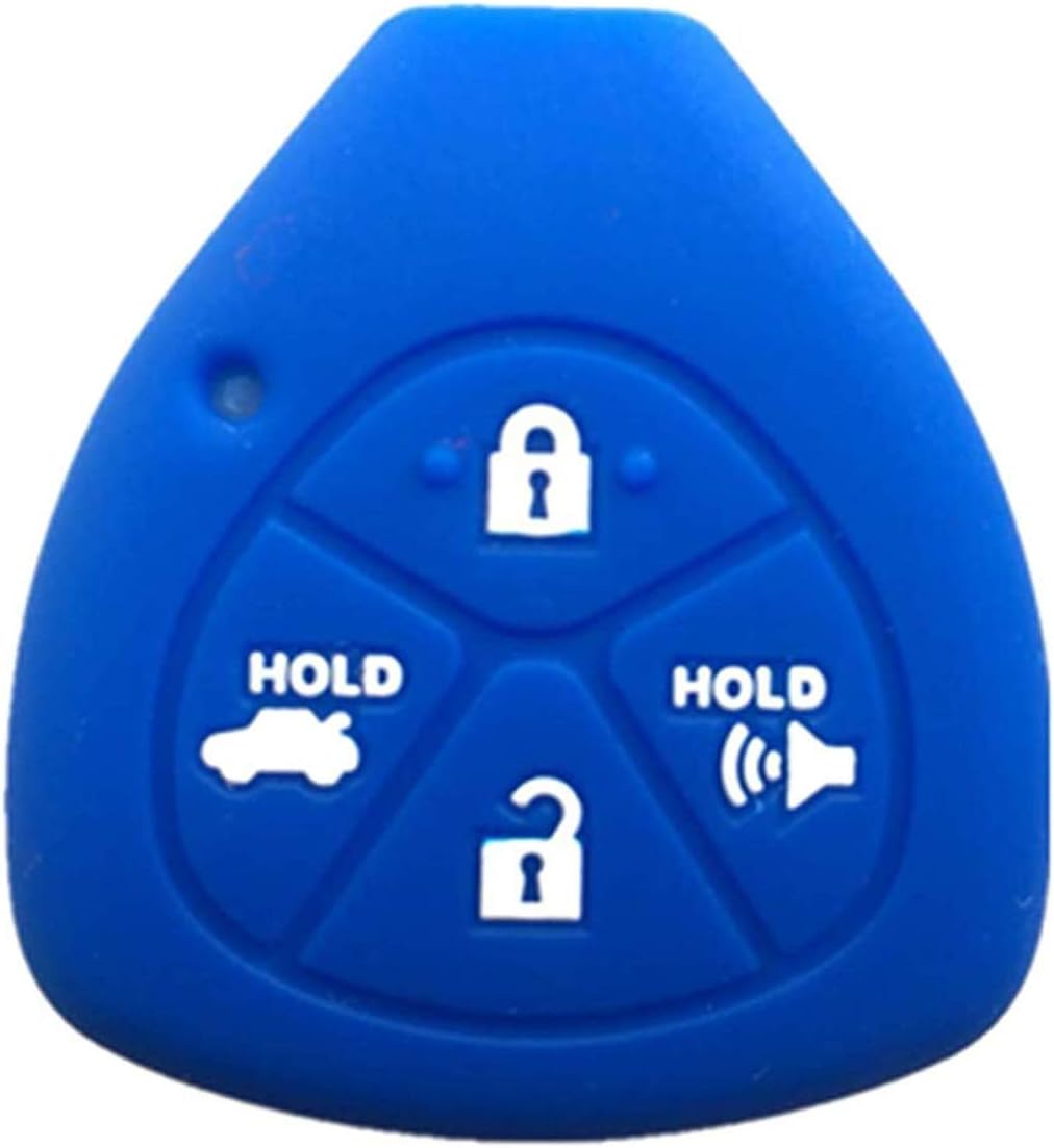 KAWIHEN Silicone Key Fob Cover Compatible with Toyota Camry Avalon Corolla Matrix RAV4 Venza Yaris HYQ12BBY GQ4-29T 89070-06231 1551A-12BBY