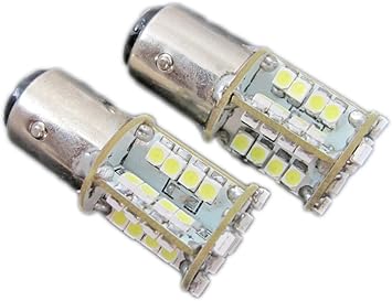 Elite Mailers S25 1157 40 Smd Led Dual Filament Light Bulb Amber 2 Pieces Automotive General Purpose Light Bulbs Amazon Com