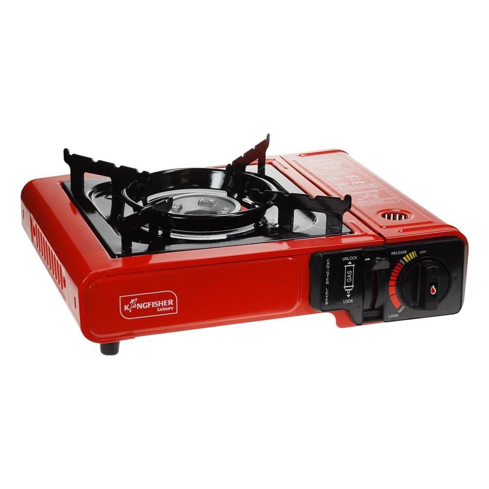 Portable Gas Stove Red And Black