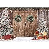Felortte 7x5FT Polyester Fabric Winter Christmas