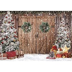Felortte 7x5FT Polyester Fabric Winter Christmas