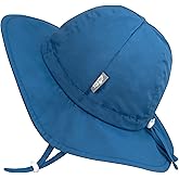 JAN & JUL Adjustable Cotton Floppy Sun Hat with 50+ UPF Protection for Boys