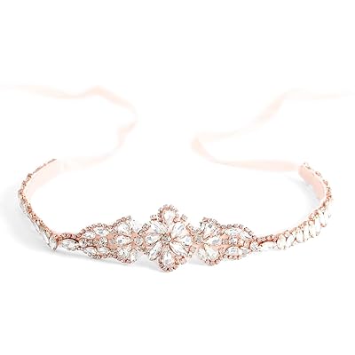 slim fit dress slacks Rose Gold Bridal Dress Belt and Sash
