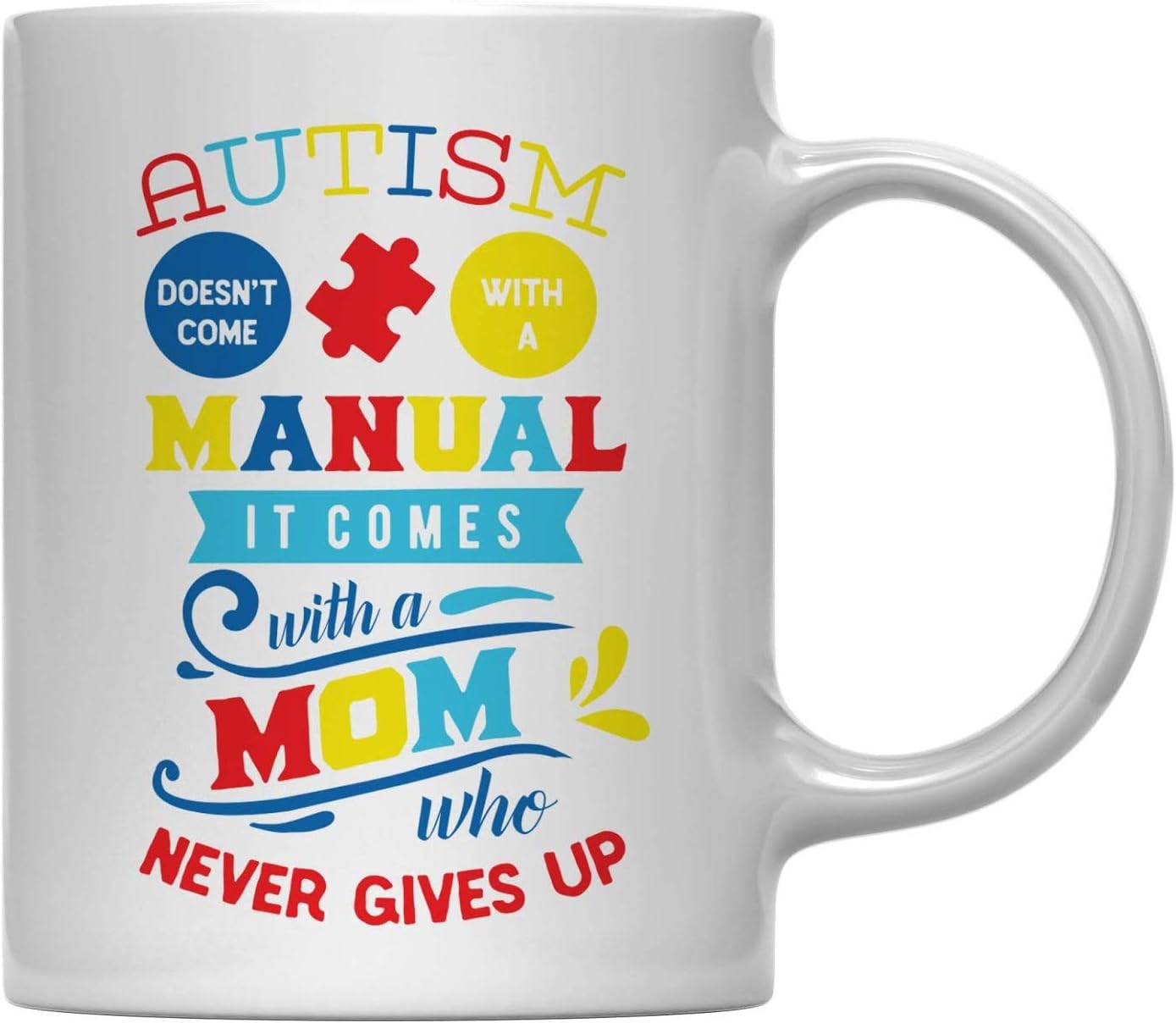 Andaz Press 11oz. Autism Awareness Coffee Mug Gift, Autism