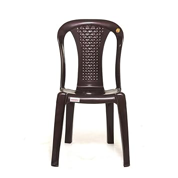 Varmora Without Arm Chair (Netted Dine - Brown)