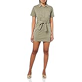 VELVET BY GRAHAM & SPENCER Women's Stretch Cotton Twill Christina Dress, Axe