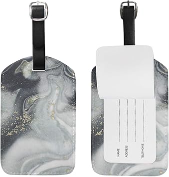 luxury metal luggage tags