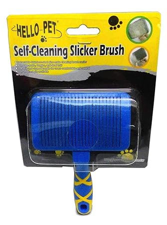 Hello-Pet Self Cleaning Slicker Brush (Large)