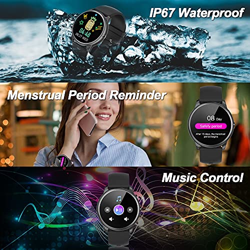 Smart Watch for Android iOS Phones Make/Answer Call, Fitness Tracker