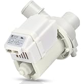 DP040-012 Drain Pump 4681EA1007A 5859EA1004F 5859EA1004P 5859EA1004G WH23X10020 Replacement for Washer Drain Pump, Fits for WT1101CW WT5001CW WT7200CW WT5270CW WT1201CV WT4970CW WT4870CW