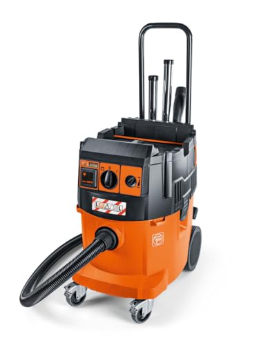 FEIN Dustex 35 LX AC Powerful Wet/Dry Vacuum Cleaner Dust Class L with Fully Automatic Filter Cleaning for Attaching Various Case Systems Including Extensive Accessories