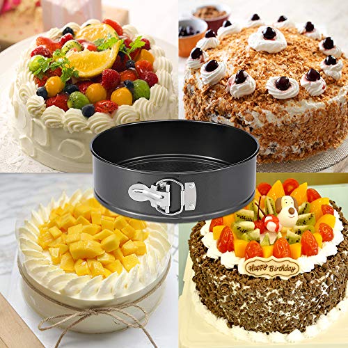 Molgree 7 Inch Nonstick Springform Pan,Bakeware Cheesecake Pan,Leakproof Cake Pan,Spring Form Pan,Spring Pan,Springform Cake Pan with Removable Bottom&Quick-Release Lacth for 5,6,8 Qt Instant Pot - Thumbnail 6