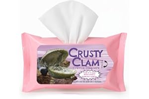 GEARS OUT Crusty Clam Wipes - Funny Moist Wipes for Women, Hilarious Gag Gift & Party Favor - Bachelorette Supplies, White Elephant Gifts, Stocking Stuffer Essential
