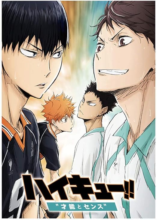 Amazon Com Gerfogoo Hot Anime Haikyuu Poster Anime Character Poster Sport Volleyball Hanging Painting Wall Art Decor H02 Posters Prints