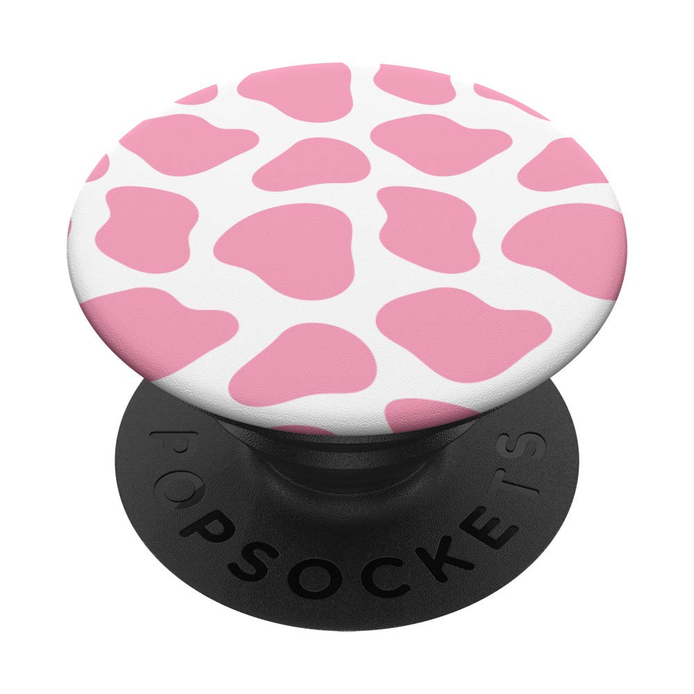 Strawberry Cow Pattern Print Farm Animal Lovers PopSockets Swappable PopGrip
