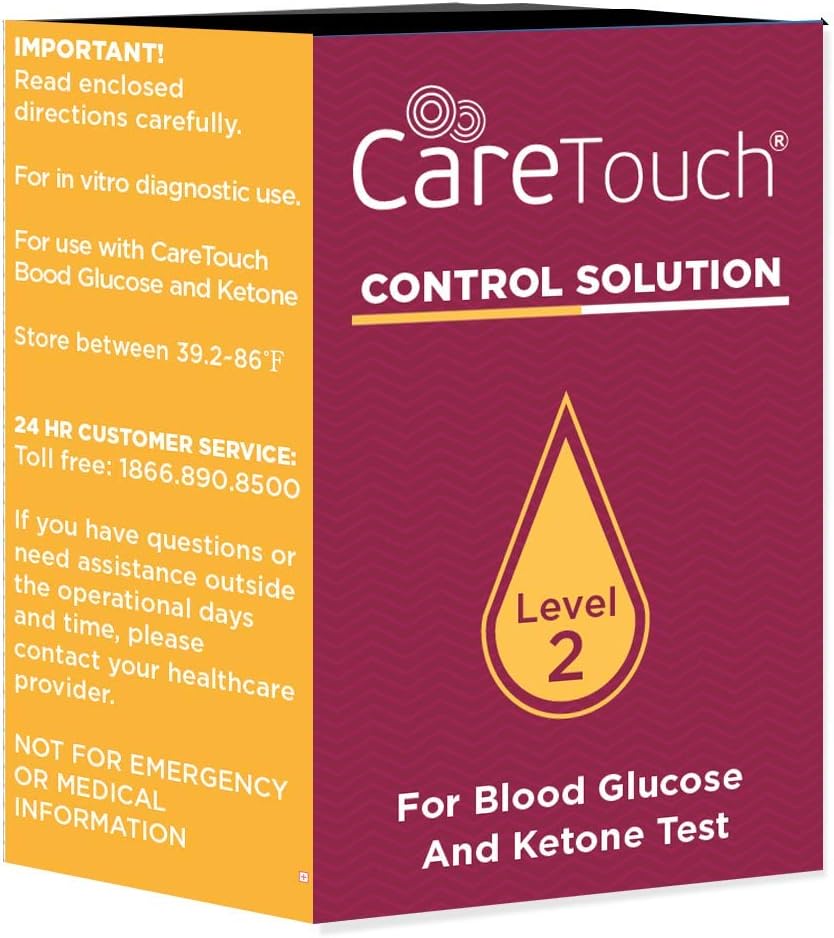Care Touch Ketone Control Solution for Blood Ketone Test Strips