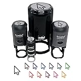 Digital Mouse Arrow Pointer Icon Self-Inking Rubber