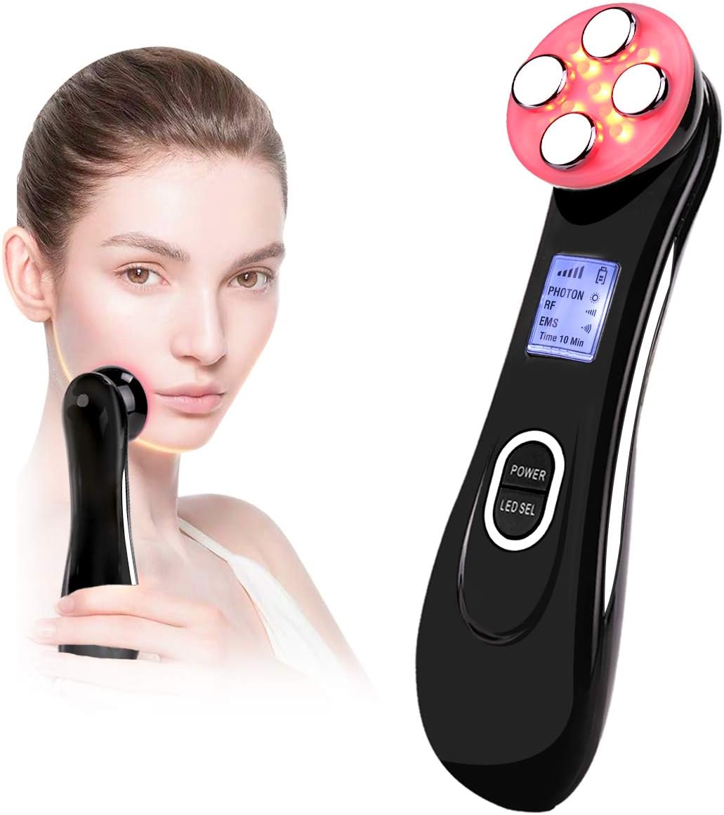 Face Lift Machine 5 in 1 Face Skin Tightening Device Skin Care Machine for Wrinkle Remover and Anti Aging