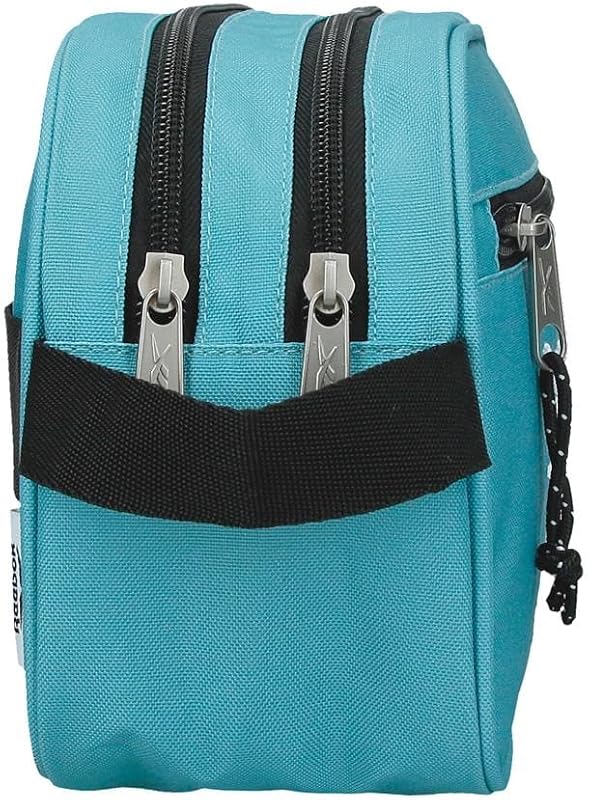Boston Saco de Higiene Dois Compartimentos Azul Turquesa 26x16x12 cm Poliéster por Joumma Bags