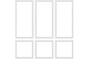 BHYHOK 3 Set Peel and Stick Wall Molding Kit,Pre-Cut Wall Panels for Interior Wall Decor,Premade Wainscoting Panels Peel and Stick,Accent Wall Panel for Living Room Bedroom Decor