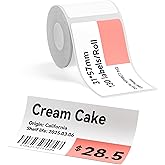 NIIMBOT M2 Thermal Transfer Shelf Labels 1.22" x 2.24" (31x57mm), Only for M2 Label Maker, PET Material, Waterproof and High-Temperature Resistance, Long Storage Time