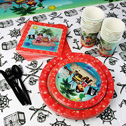 1 Pirate+Supplies+Including+Napkins+Tablecloth