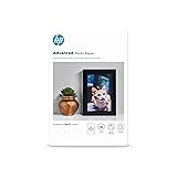 HP Advanced Photo Paper, Glossy, 4x6 in, 50 sheets