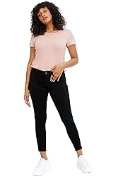 1822 Denim Women's Curvy 28" Butter Skinny Jeans in