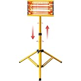 DATOUBOSS Infrared Paint Curing Lamp 2000W Shortwave Infrared Paint Baking Lamp Paint Dryer with Bracket