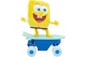 SpongeBob SquarePants Surfs Up RC Vehicle - Full-Function Remote Control Spongebob Toy with Surfboard Controller, Real Surf Action Play for Kids Ages 5+