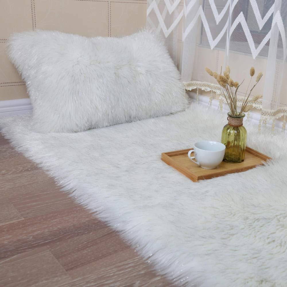 Amazon.de: “N/A” Silber Seide Plüschteppich Schlafzimmer Nachttisch