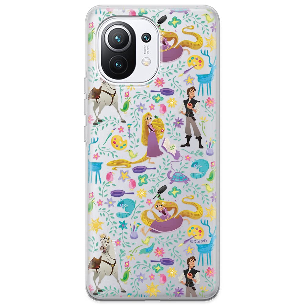 ERT GROUP mobile phone case for Xiaomi 11 original and officially Licensed Disney pattern Tangled 001 optimally adapted to the shape of the mobile phone, partially transparent — image 1